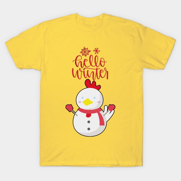 hello winter, hello christmas, christmas party T-Shirt by artspot